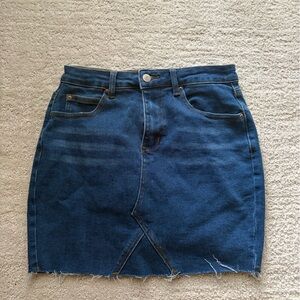 Women's Blue Denim Skirt